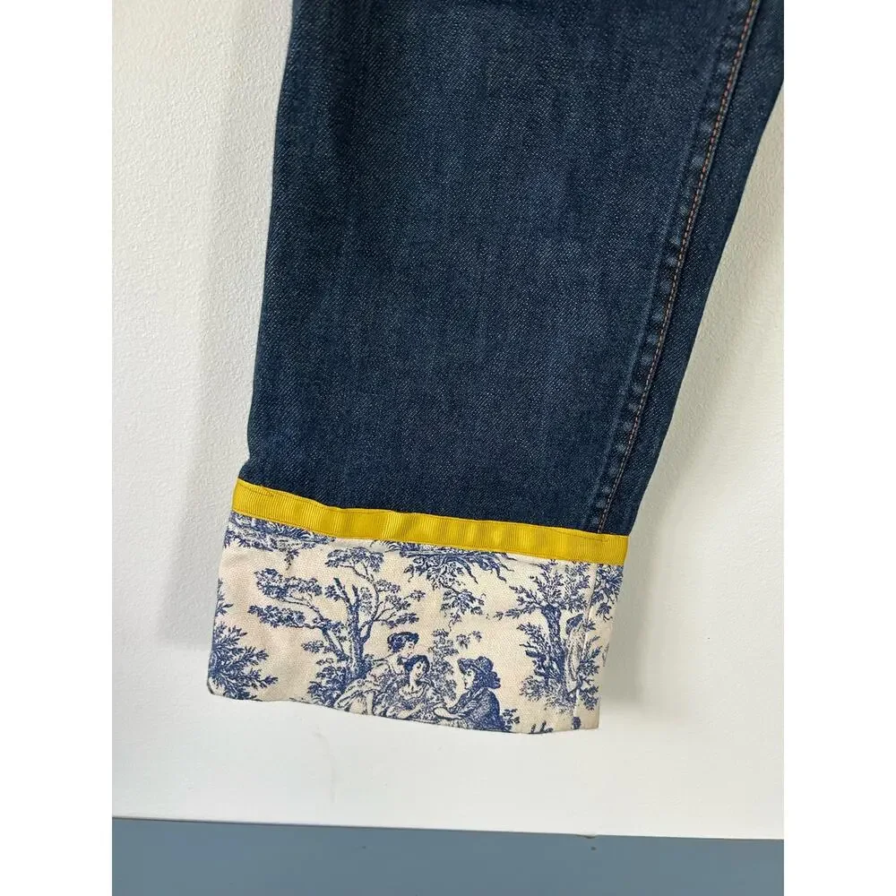 Banana Republic womens jeans size 8Long cropped cute hem